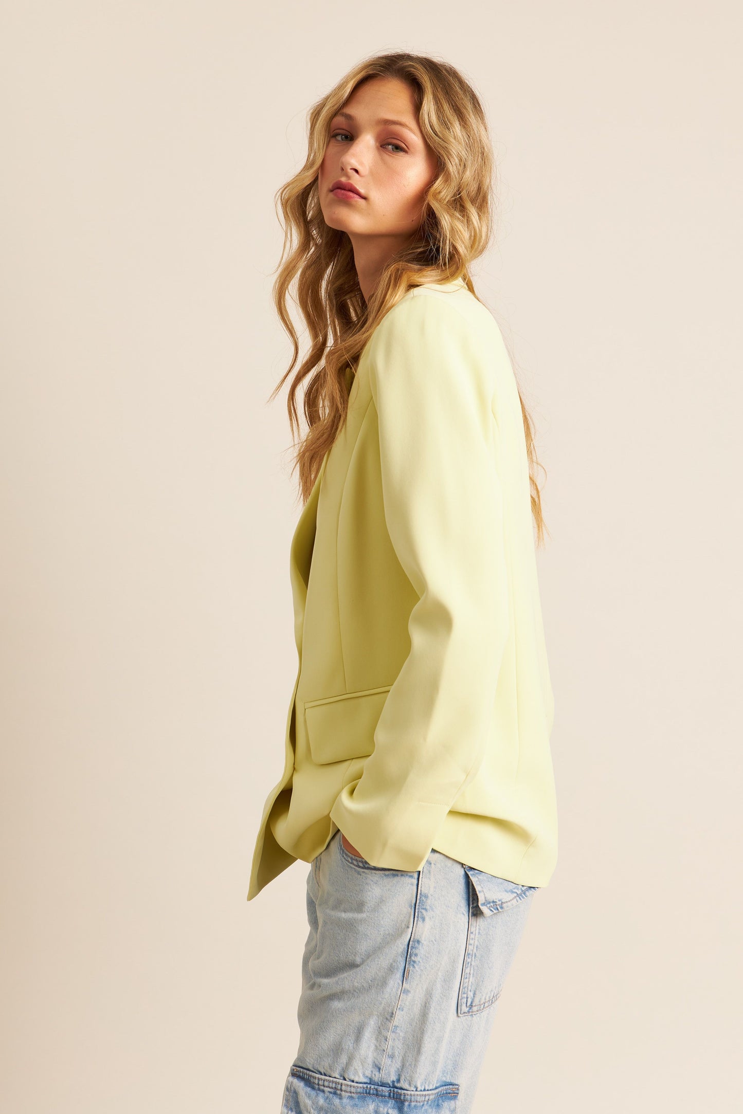 The LINCOLN Blazer, Lemon Chiffon