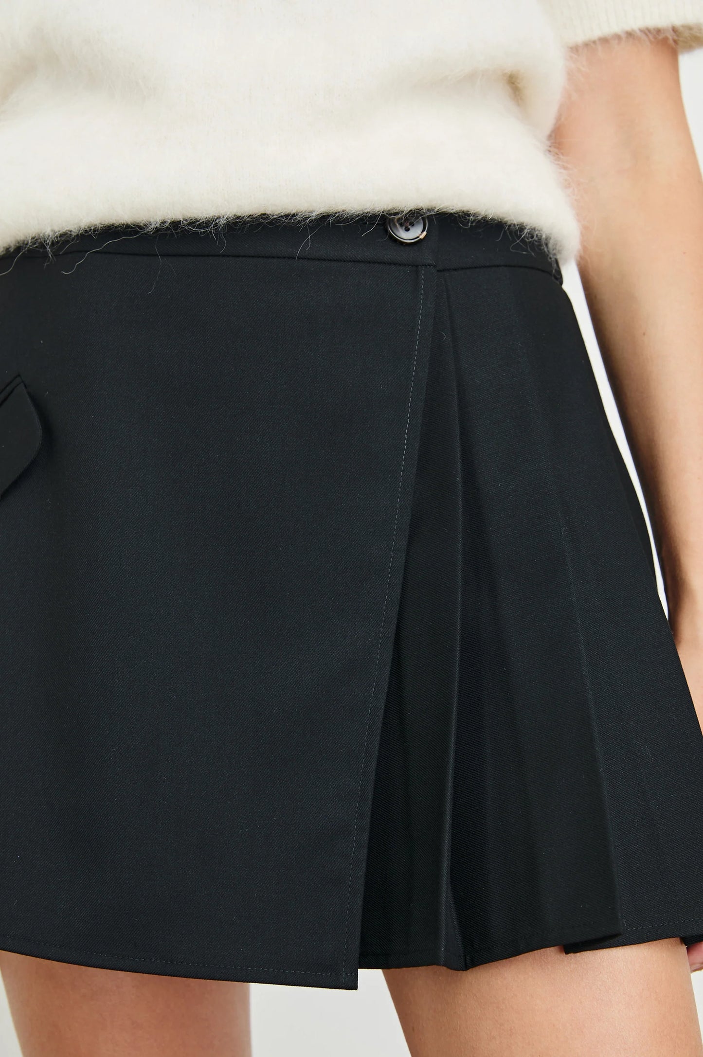 the ADRIANA skirt, black twill