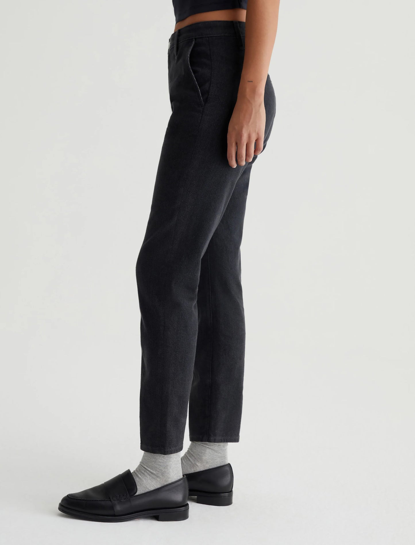 the CADEN trouser, charcoal stone