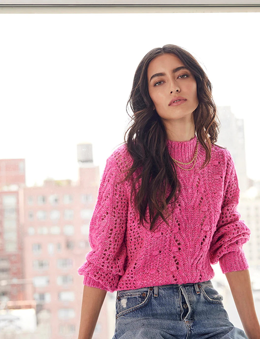 The SCOUT Sweater, Peony