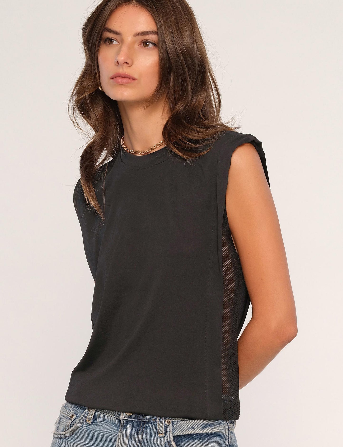 the NATALIA top, black