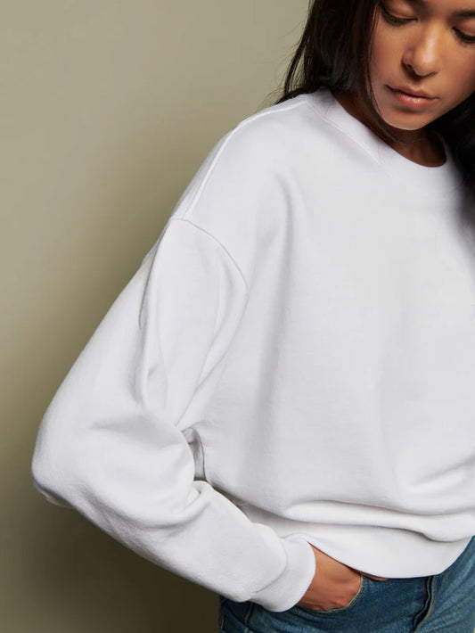 the JOVIE classic sweatshirt, white