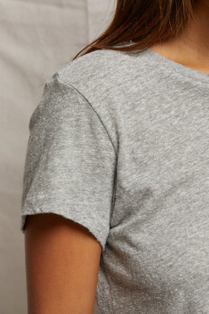 the LISA tee, heather grey