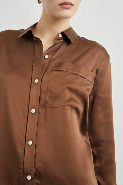 the OAK blouse, espresso