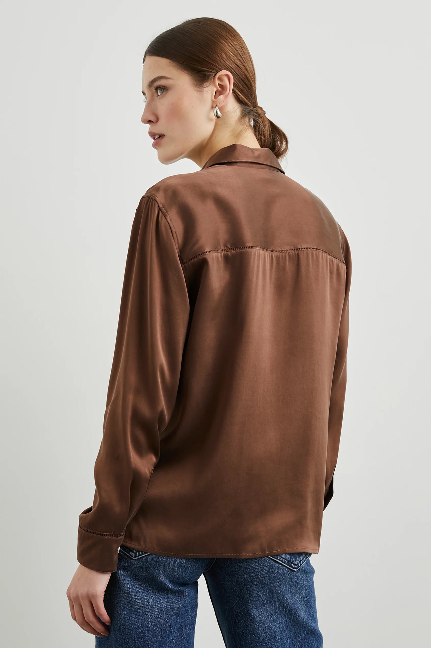 the OAK blouse, espresso