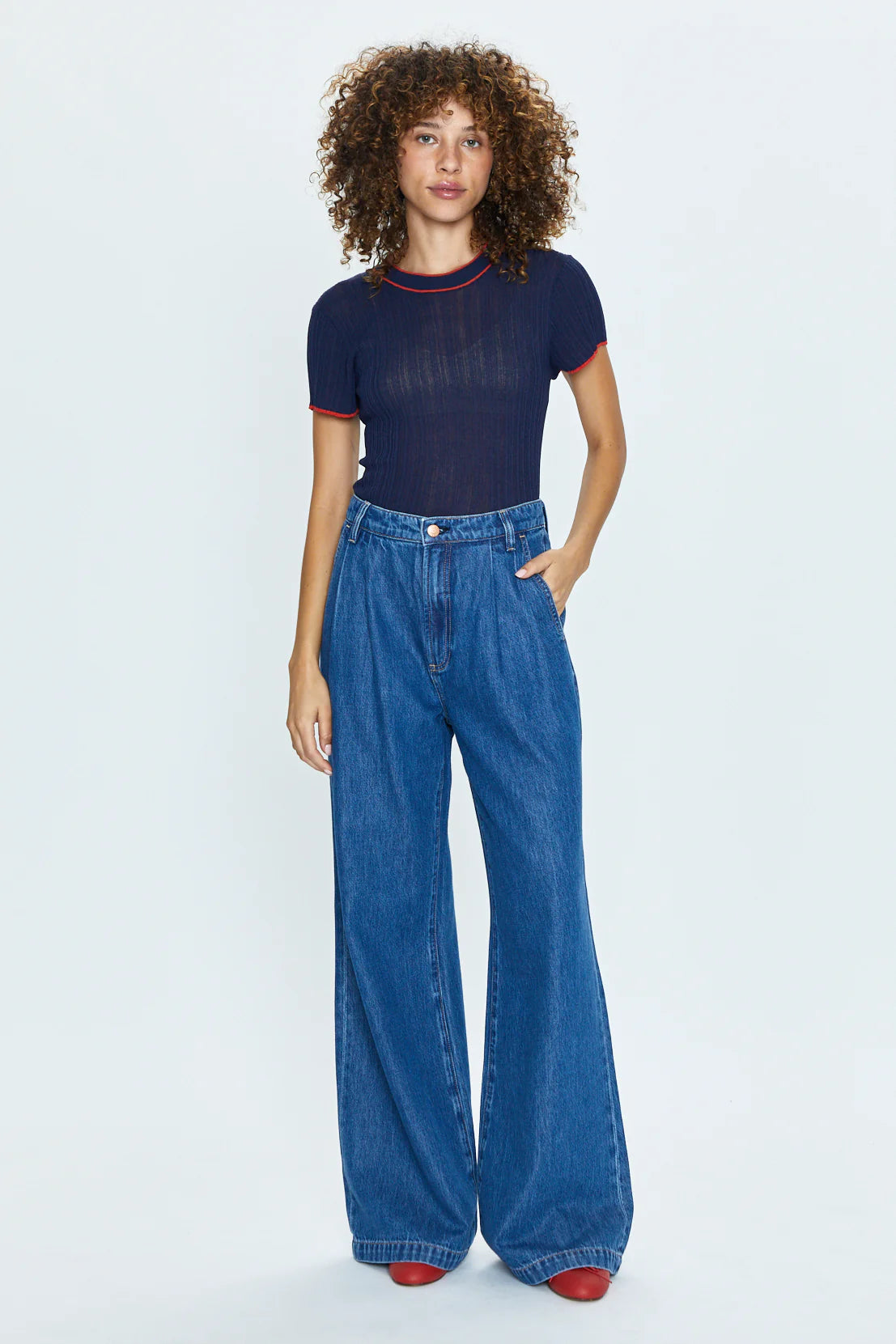 the VICTORIA denim trouser