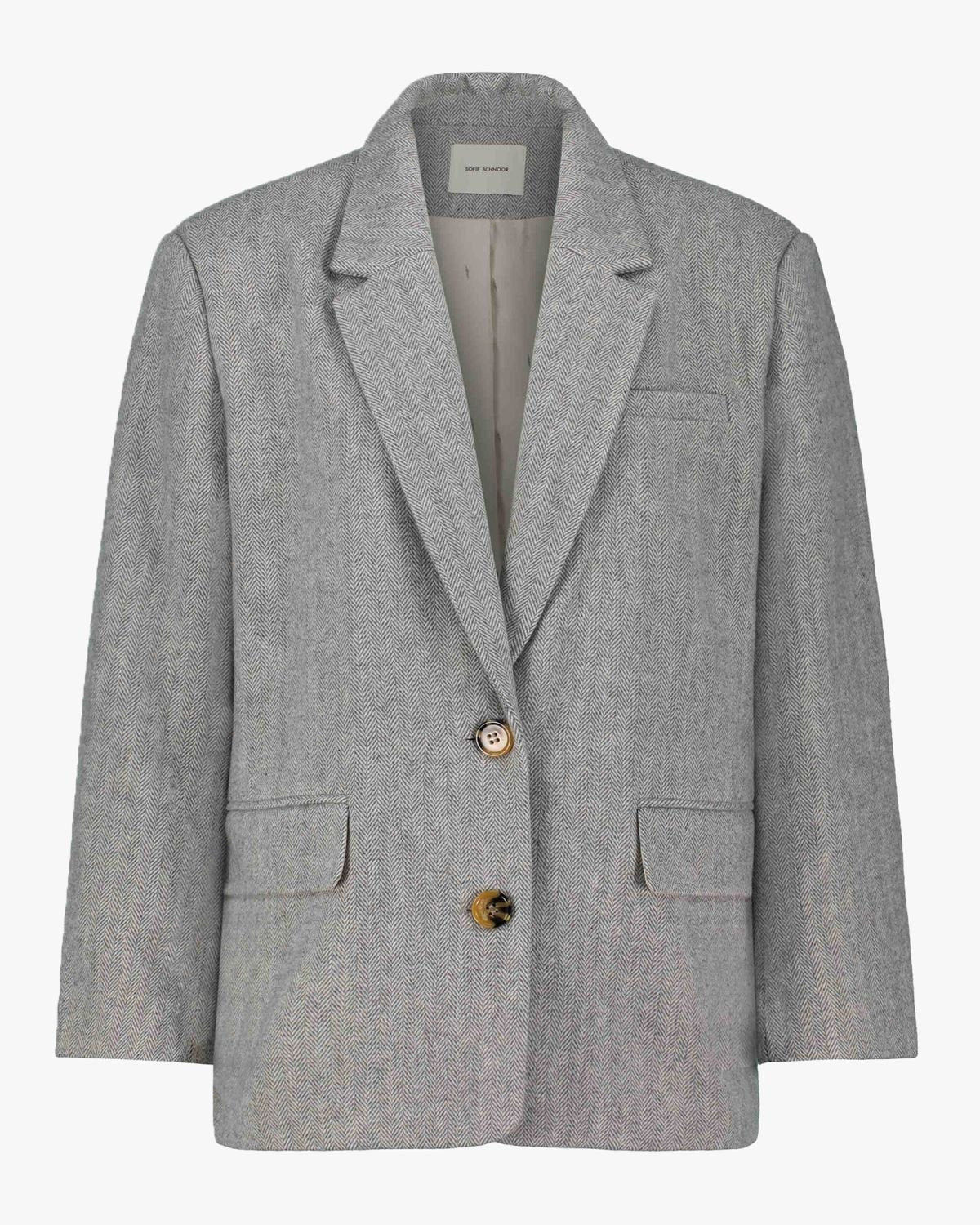 the HERRINGBONE blazer