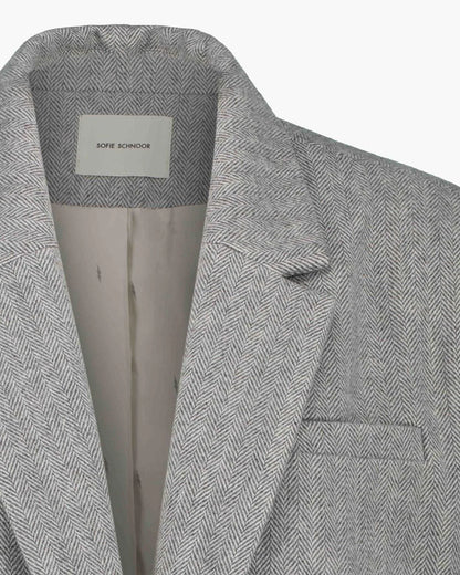 the HERRINGBONE blazer