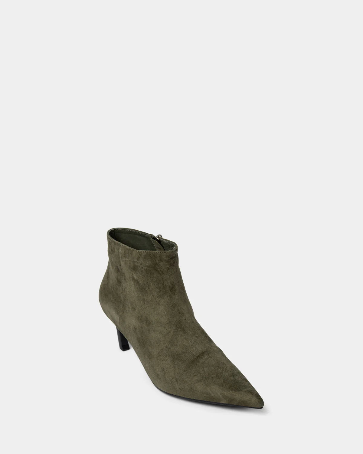 the ESSENTIALS bootie, army suede