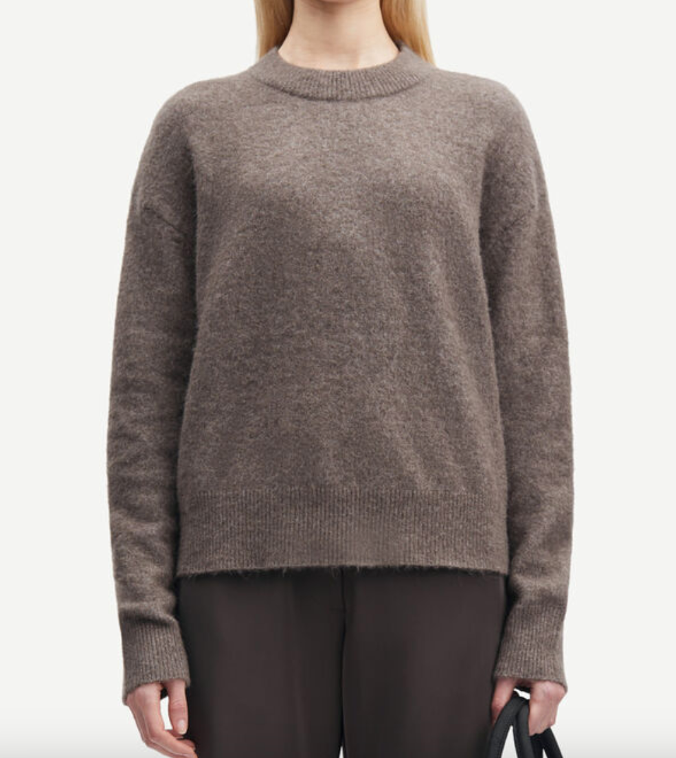 the ANOUR knit, major brown