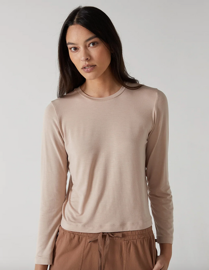 The PACIFICA Modal Jersey Long Sleeve, Nude