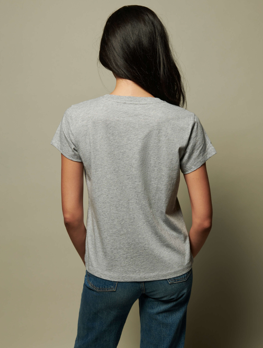 The GOLDIE Boxy Tee, Heather Grey