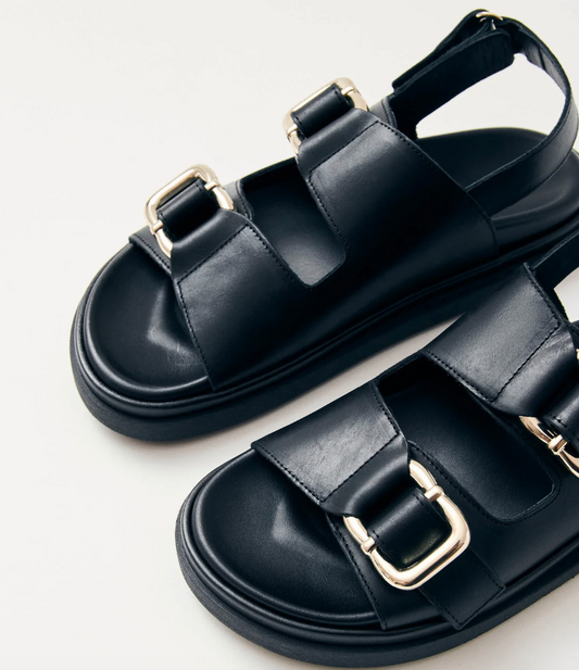 The HARPER Sandal, Black