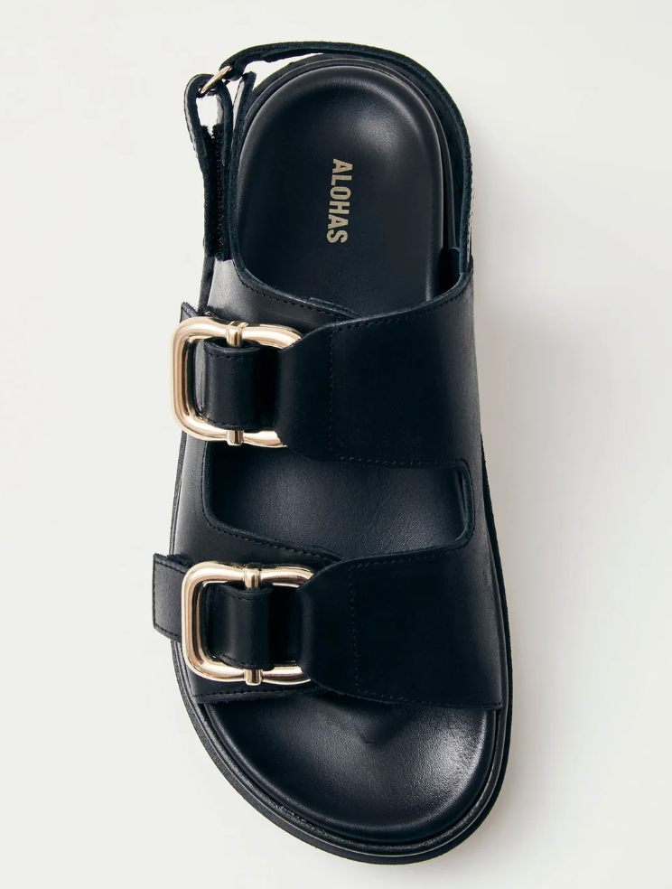 The HARPER Sandal, Black