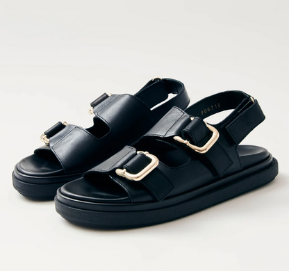 The HARPER Sandal, Black