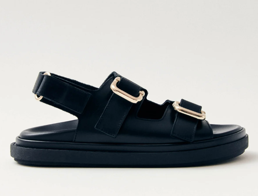 The HARPER Sandal, Black