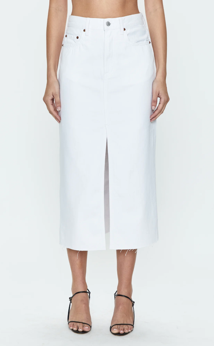 the ALICE midi skirt, white