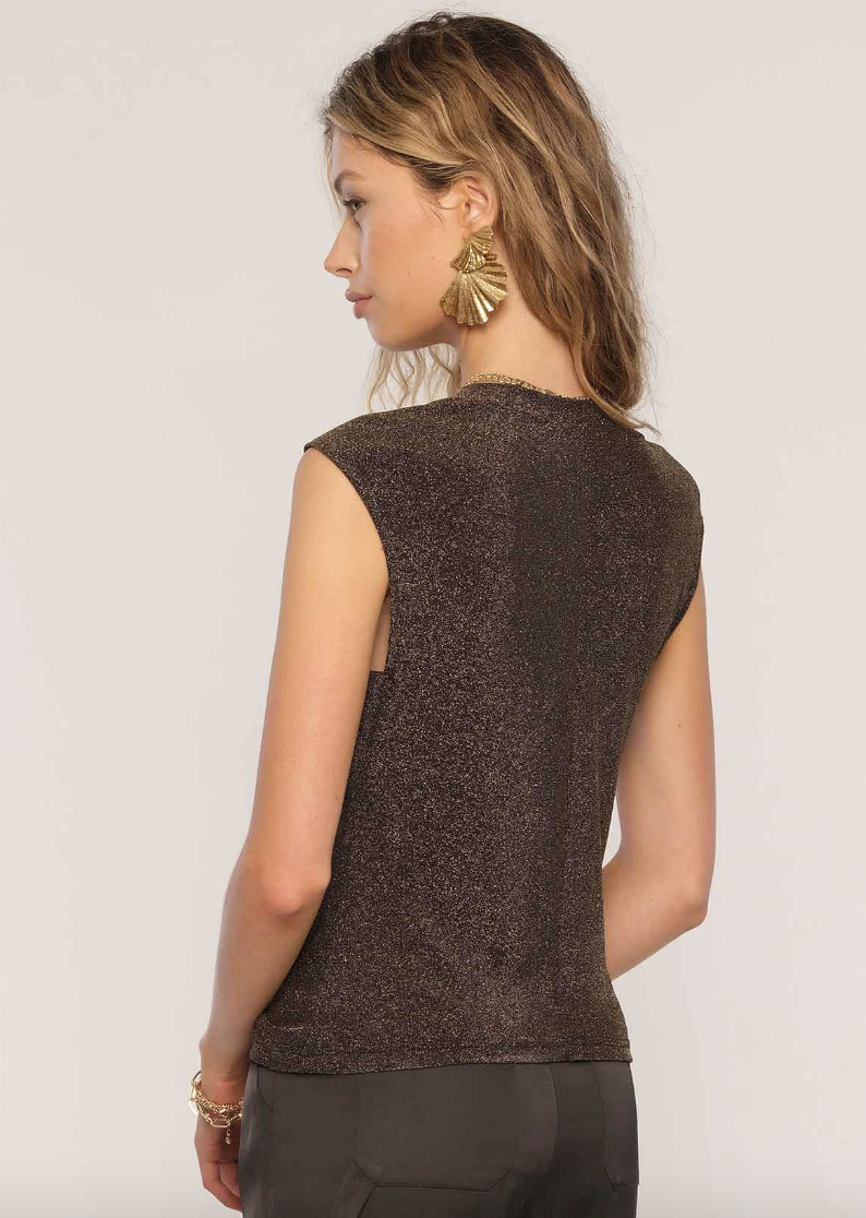 the EZRA top, bronze