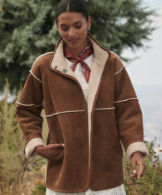 the ALBANY jacket, tobacco