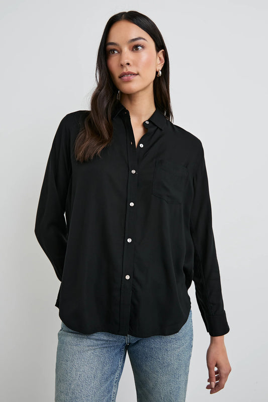 the WREN shirt, black