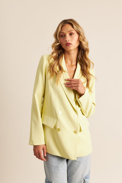 The LINCOLN Blazer, Lemon Chiffon