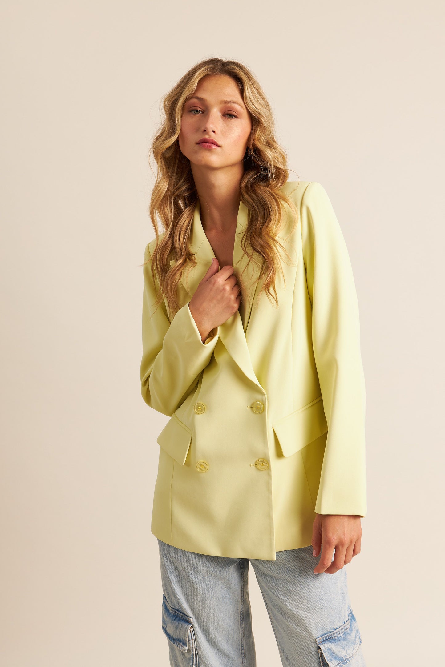 The LINCOLN Blazer, Lemon Chiffon