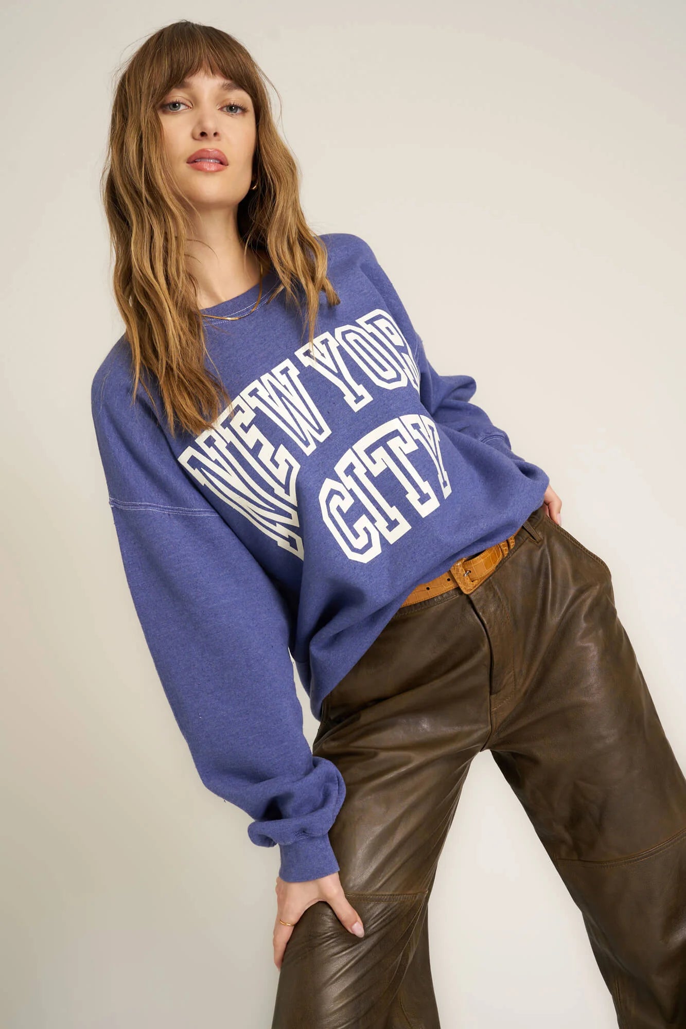 the NEW YORK sweatshirt