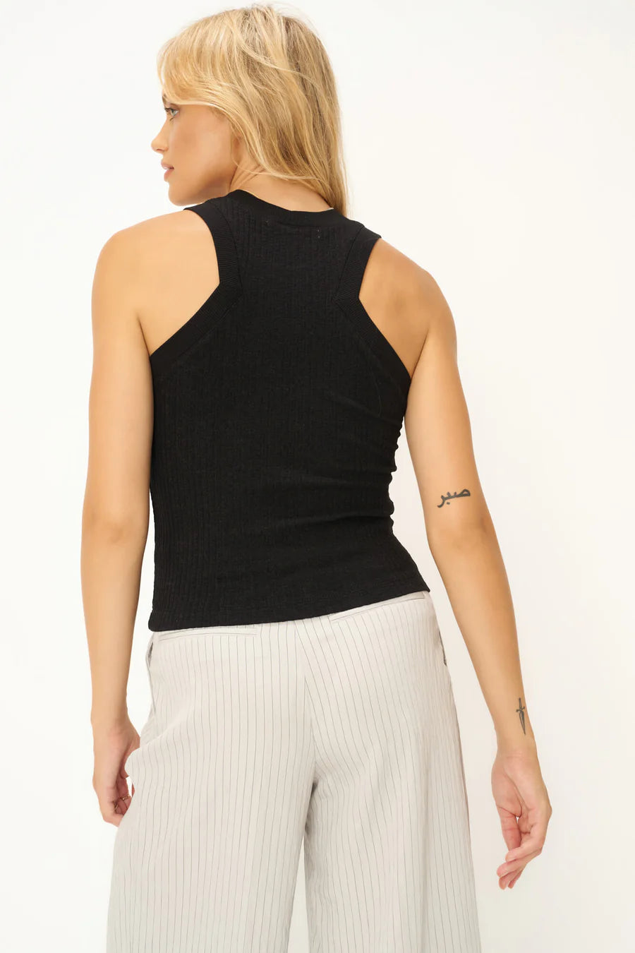 The PLAYER FITTED Racerback Rib Tank