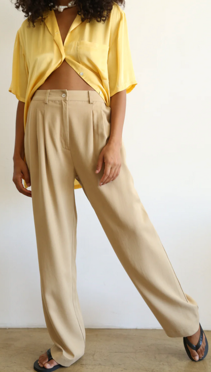 the TWILL pant, sand